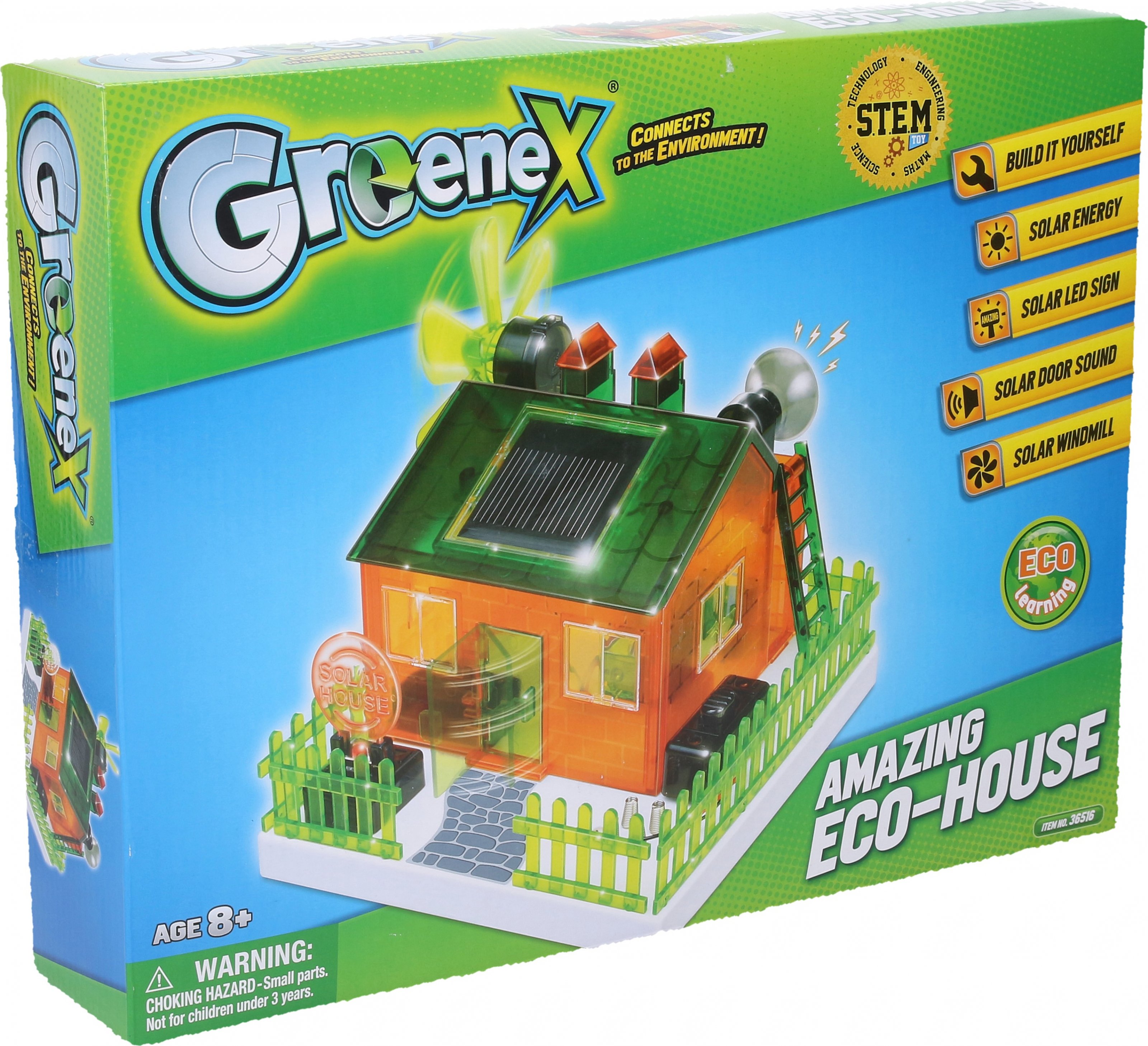 Foto Stavebnice Amazing Toys Greenex Solární eko domek Zbozi.cz