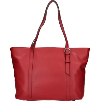 Kabelka Elegantní dámská kožená kabelka Katana Irnise - červená