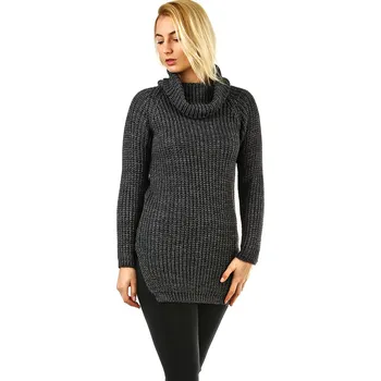 Dámský svetr Glara Delší svetr s rolákem 419114