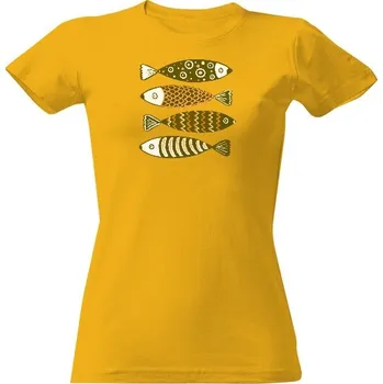 Dámské tričko Tričko s potiskem Rybářka dámské