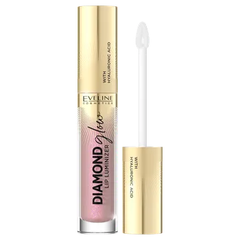 Přípravek na rty Eveline Cosmetics Diamond Glow lesk na rty s kyselinou hyaluronovou 08, 4,5 ml