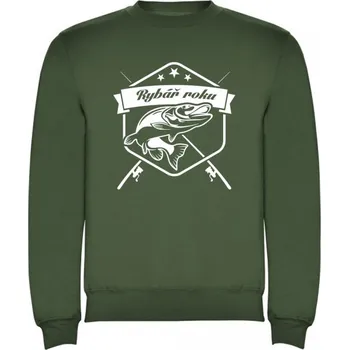Rybářské oblečení TKO Mikina Rybář Roku Zelená - M