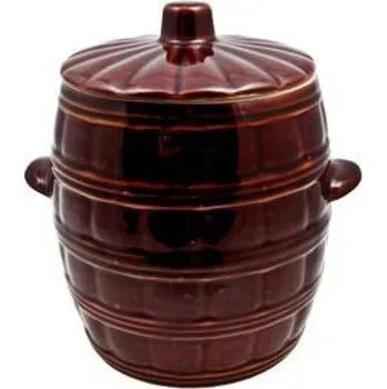 Zelák DuraHome Keramický soudek s poklicí