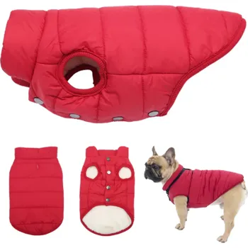 Obleček pro psa Standardní zimní bunda pro psa - červená Velikost: M