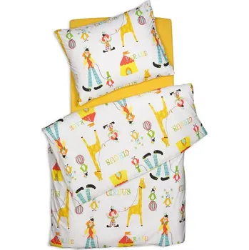 Povlečení SCANquilt povlečení TREND cirkus bílopestrá 140 x 200/70 x 90 cm