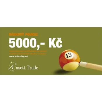 Dárkový potravinový koš Ansett Trade Dárkový poukaz 5000 Kč