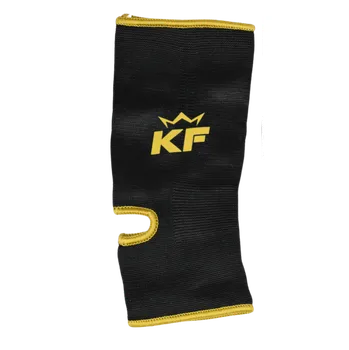 Chránič holeně pro bojový sport Bandáže kotníků černá/zlatá velikost: L