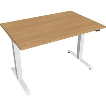 Kancelářský vozík HOBIS výškově stavitelný stůl MOTION MS 2 1200, stand.ovládání, dub + doprava zdarma