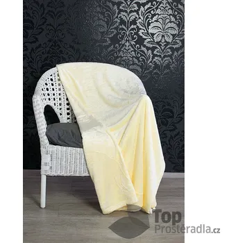 Mikroflanelová deka Premium 230x200 - Vanilková