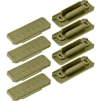 Airsoft JJ Airsoft Nylonové krytky M-LOK Typ 3 (8 ks) - TAN