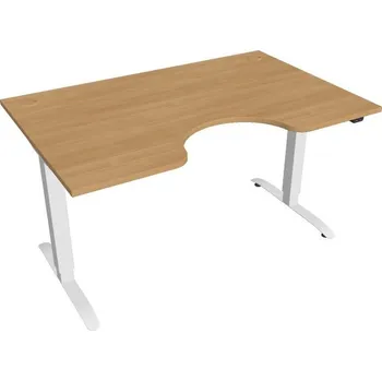 Kancelářský vozík HOBIS ergo elektr.stavitelný stůl 140 cm, stand. ovlad. - MSE 2 1400, dub + doprava zdarma