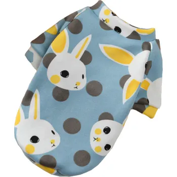 Obleček pro psa PET ARTIST Barevná mikina pro psa se zajíčky Barva: Modrá, Velikost: M