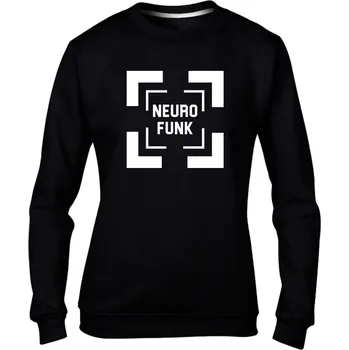 Dámská mikina DNBMARKET.CZ Dámská mikina bez kapuce |D&B + NEURO| SquareInSquare Velikost: L, Barva: Černá - Design 2