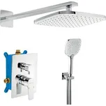 Sprchová sada METALIA 58 ECO, baterie, ruční a stropní sprcha, Novaservis SADA58051R,0