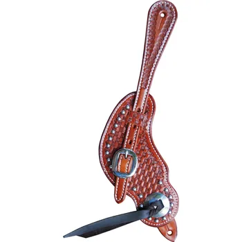 Ostruha Pool's Řemínky k westernovým špornám Basket Pool's, hnědé