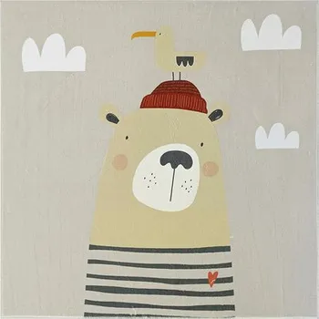 Koberec Koberec Nela medvěd námořník 100x100 cm