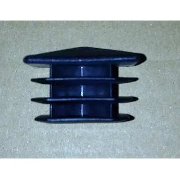 Stavební profil Plastová zátka do jeklu čtvercová 30 x 30 mm, černá