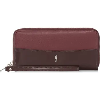 Peněženka DÁMSKÁ KOŽENÁ PENĚŽENKA - VIŠŇOVÁ (OCHNIK.BRO-2054)