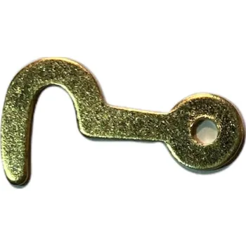 Háček uzavírací ke kazetě 20mm - mosazný, levý - pravý