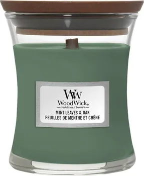Svíčka Woodwick Mint Leaves & Oak