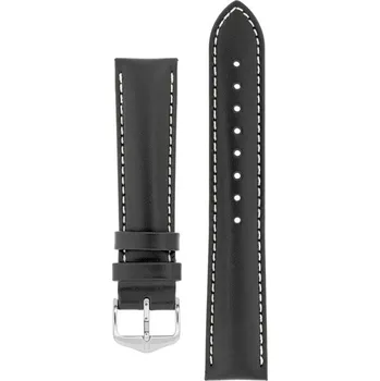 Řemínek na hodinky Hirsch Trooper L 03002050-2-22 černý