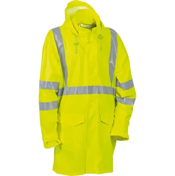 Zdravotnický plášť Reflexní nepromokavý plášť COFRA CARACAS Barva: Reflexní žlutá, Velikost: 2XL