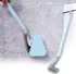WC štětka Flexibilní čistící kartáč na WC modrý/šedý