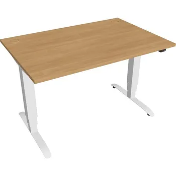 Kancelářský vozík HOBIS výškově stavitelný stůl MOTION MS 3 1200, stand.ovládání, dub + doprava zdarma