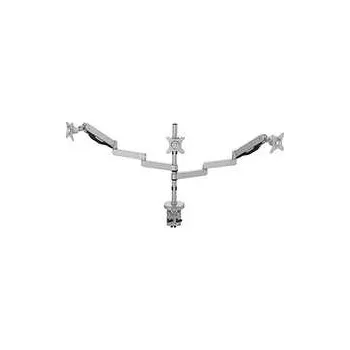 Držák monitoru Polohovatelný držák pro 3 monitory, 2-9KG, svorka a průchodka stolu, 17"-30", U,rychlé dodání