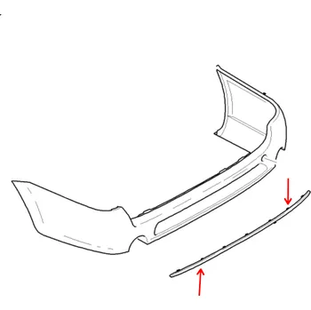 Oprava karosérie Mřížka zadního nárazníku Ford Mondeo ST
