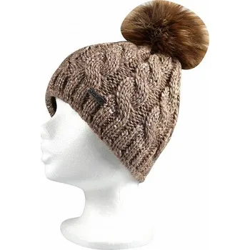 Čepice Dámská čepice VoXX ASTRA s merino vlnou hnědá uni