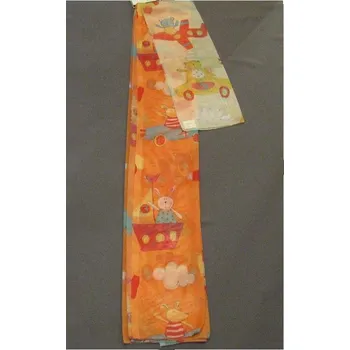 Stoeckel záclona metráž 80692 Funrace&nbsp;sire 150 cm&nbsp;050 oranzova s detskym vzorem (17,70 m)