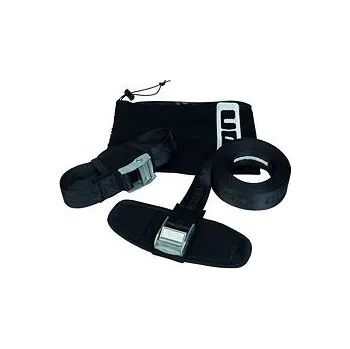 popruhy ION 38mm 4,5m pár BLACK one size One Size