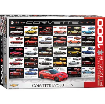 Puzzle Eurographics Vývoj Corvette 1000 dílků