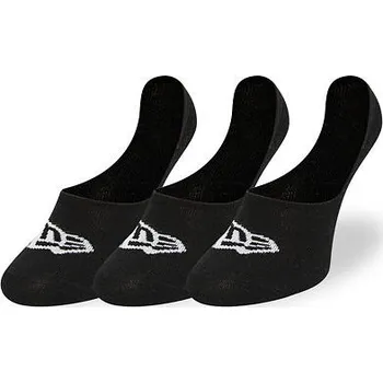 ponožky NEW ERA Flag invisible 3pack BLK velikost ponožek 35-38