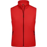 James&Nicholson Dámská softshellová vesta JN1023 Red S