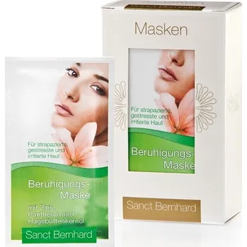 Pleťová maska Sanct Bernhard Uklidňující pleťová maska 12 ks, 5 ml