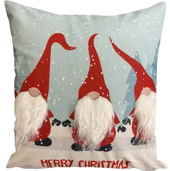 Polštář Vánoční polštář s 3D aplikací GNOM IX. 40x40 cm Mybesthome Varianta: Povlak na polštář, 40x40 cm