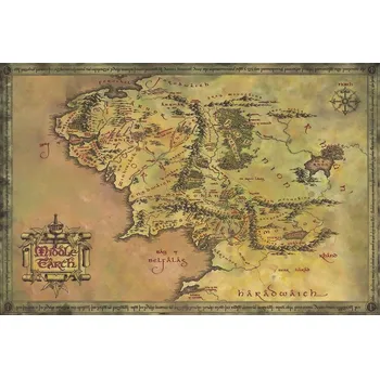 Plakát Plakát, Obraz - The Lord of the Rings - Middle Earth