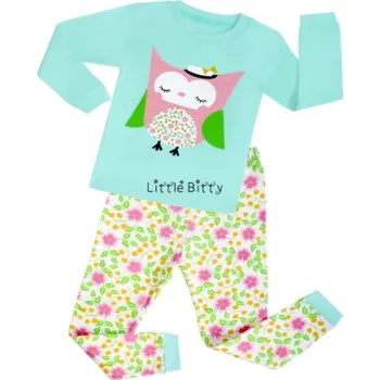 Dívčí pyžamo Unicorn (Jednorožci) Dětská dívčí dlouhá pyžámka Jednorožec (Unicorn) Motiv: sova, Velikost: 7T