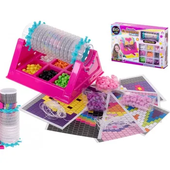 dětská sada na výrobu šperků Stroj na výrobu korálkových náramků 15 x 15 x 12 cm