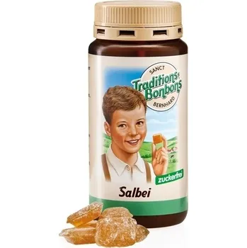 Bonbon Sanct Bernhard Tradiční bonbóny šalvějové bez cukru 170 g