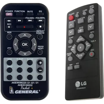 Dálkový ovladač LG AKB36086231 - dálkový ovladač duplikát