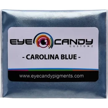 Lak na dřevo Eye Candy Carolina Blue slídový metalický práškový pigment Hmotnost: 5 g