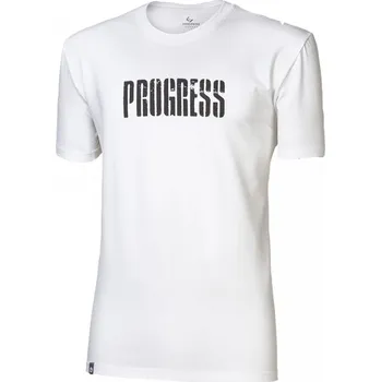 Pánské tričko Triko krátké pánské Progress BARBAR ARMY, bílé Velikost: XL