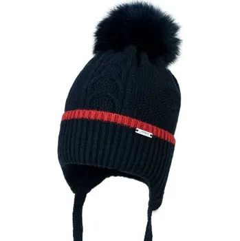 Čepice JAMIKS chlapecká čepice Emils III králík tmavě modrá 42 cm