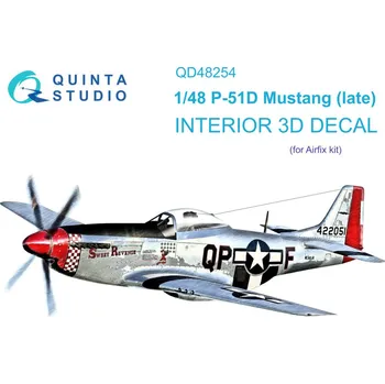 Plastikový model 1/48 P-51D Late 3D-Printed & col.Interior (Airfix)