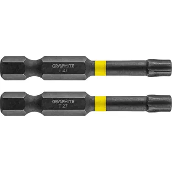 Dílna Rázové bity TX27 x 50 mm 2 ks GRAPHITE 56H527