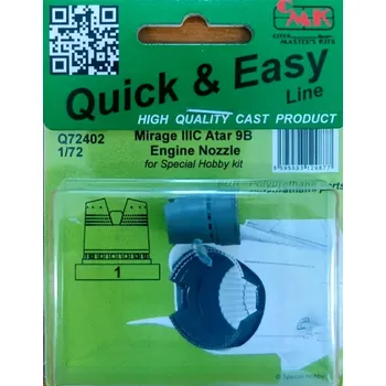 Plastikový model 1/72 Mirage IIIC Atar 9B Engine Nozzle (SP.HOBBY)