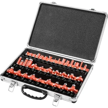 Příslušenství k frézce Graphite Frézovací bity, stopka 8 mm, 35 ks